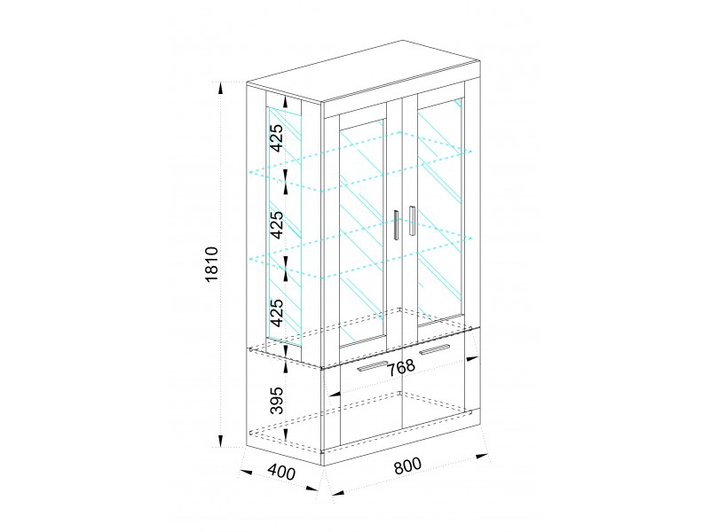 Vitrina Sonomа Arven - Slika 2