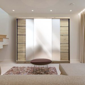 Klizni plakar DAVOS VIII sa ogledalom 250 Artisan