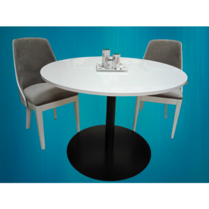 Trpezarijski sto Attris Fi 100  - visoki sjaj