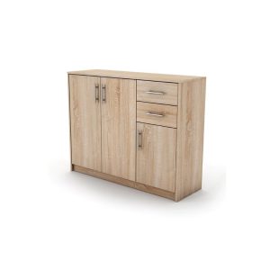 Komoda KING 3V2F Belo - rustik