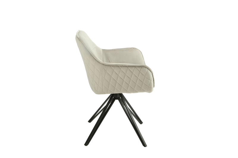 Trpezarijska stolica 1353 Bež/Svetlo siva - Slika 2