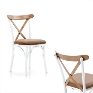 Trpezarijska stolica N-tonet Braon