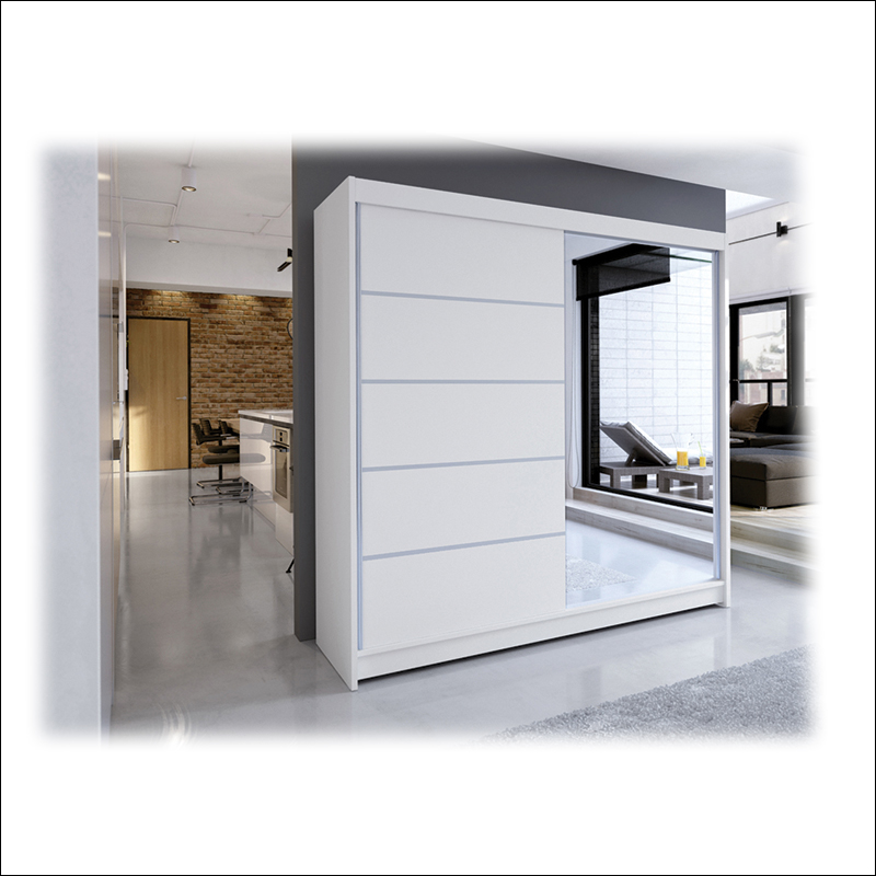 Klizni plakar Arti 3 Beli