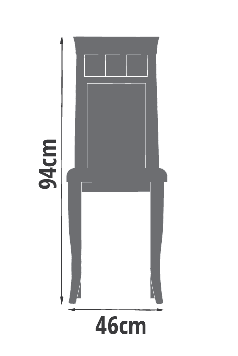 Trpezarijska stolica D10 - Slika 3