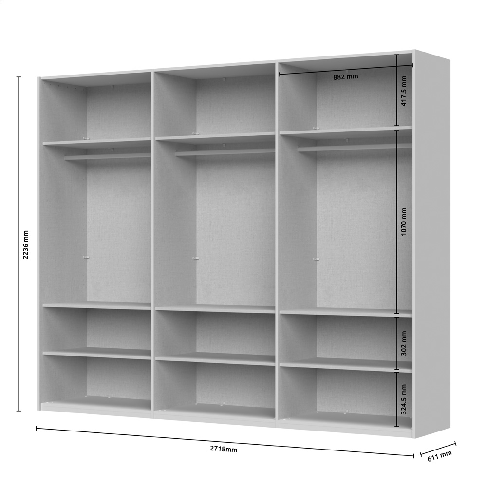 KLIZNI PLAKAR PK281/OP - Slika 2