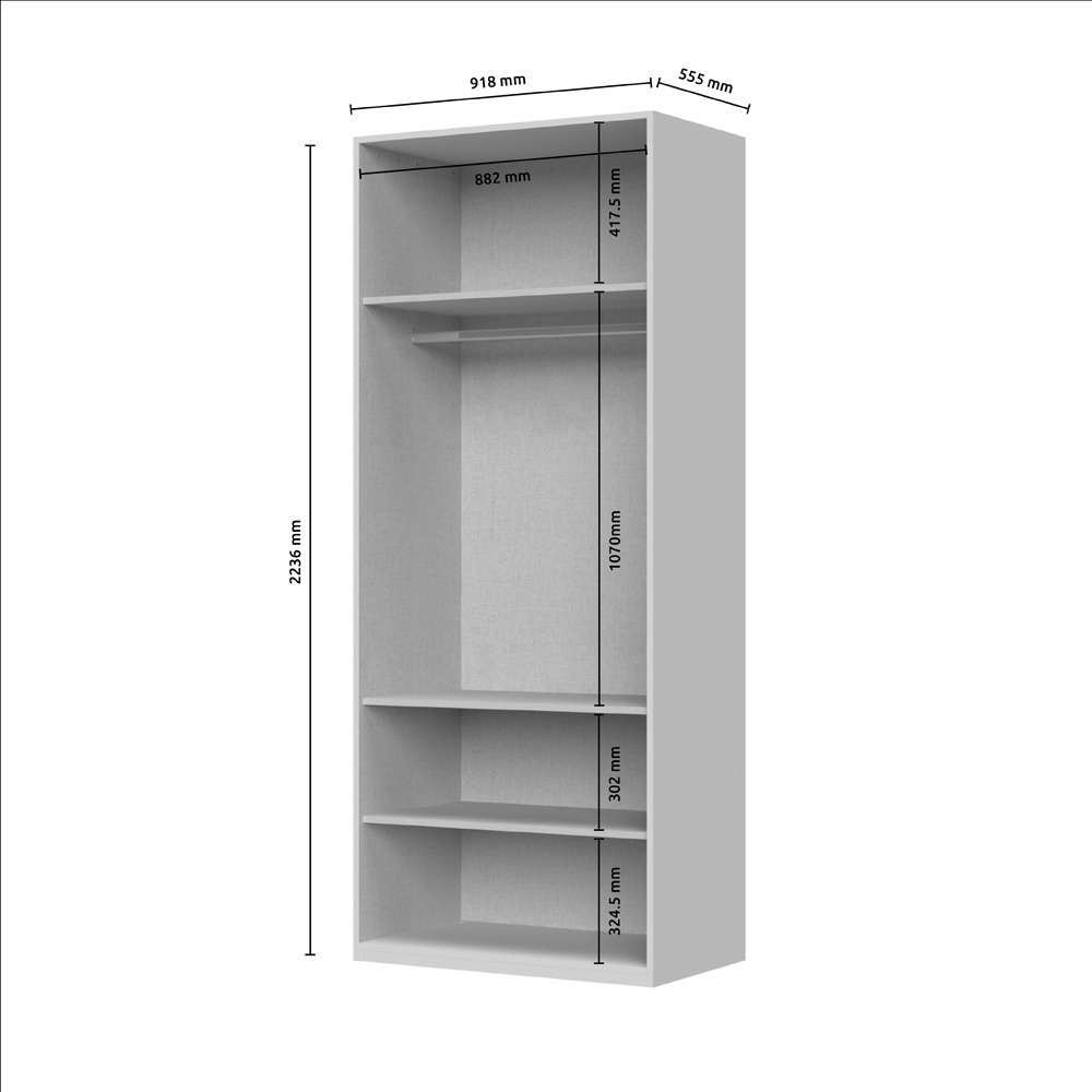 PLAKAR SA OGLEDALOM P2-1OG/OP - Slika 2